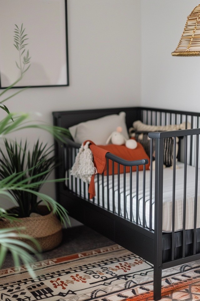 Chic Black Crib Nursery Ideas for Stylish Parents