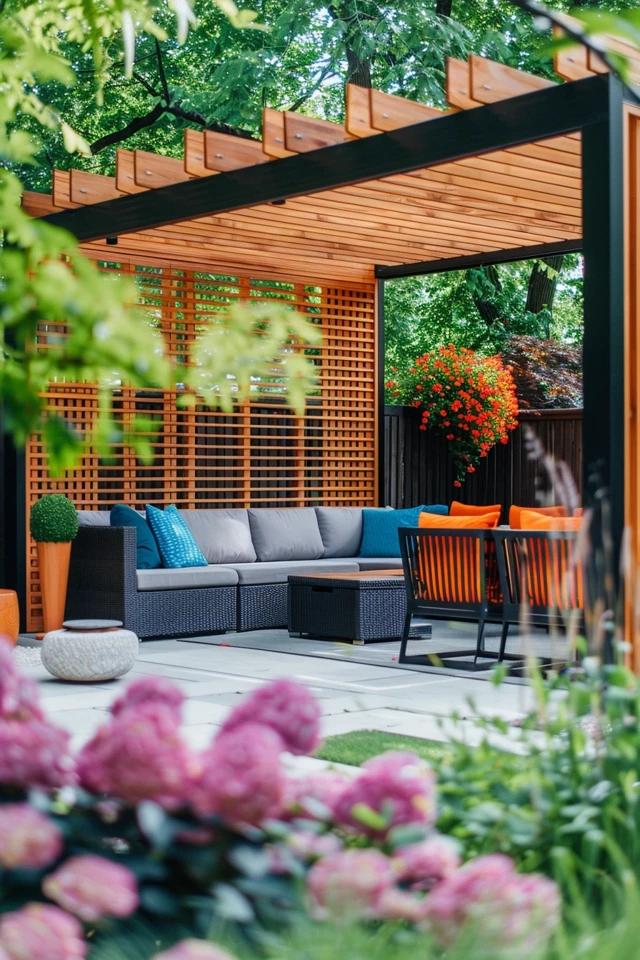 Pergola Privacy Wall Ideas for Your Backyard Retreat