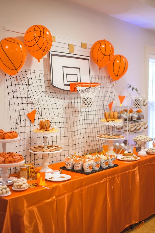 Slam Dunk Basketball Theme Party Ideas