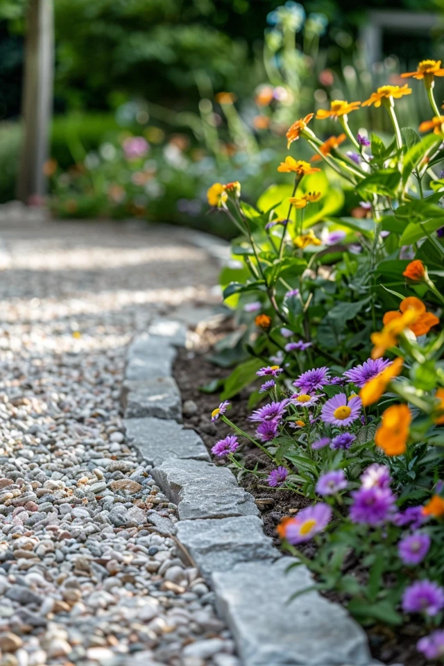 The Benefits of Gravel Flower Beds and Tips for Creating Them.
