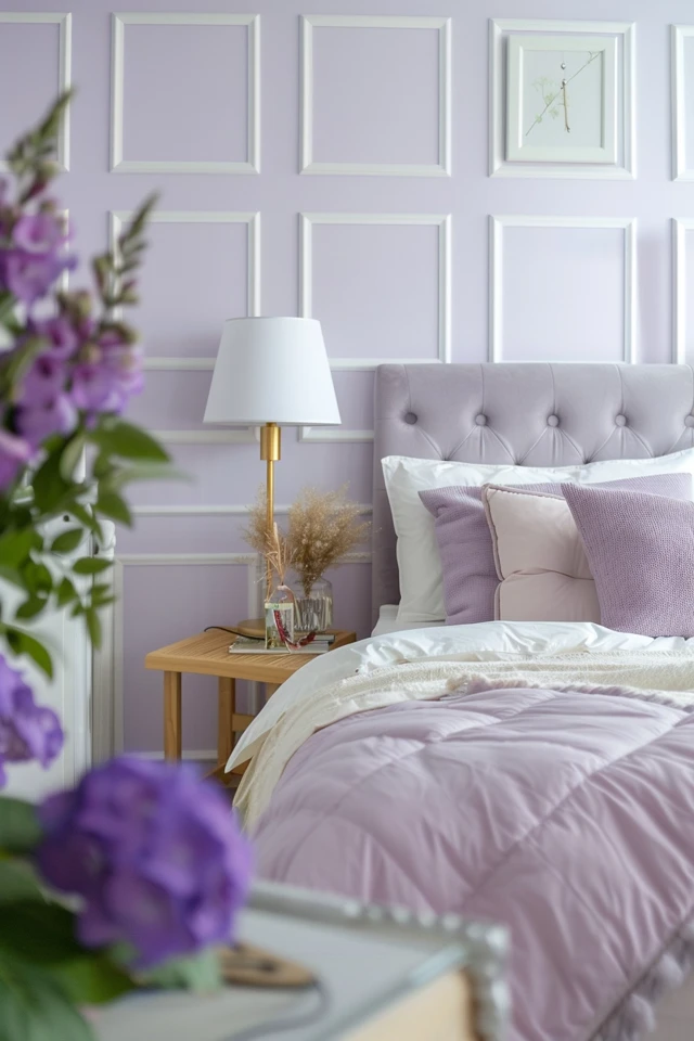 Styling Tips for a Cozy Lilac Bedroom