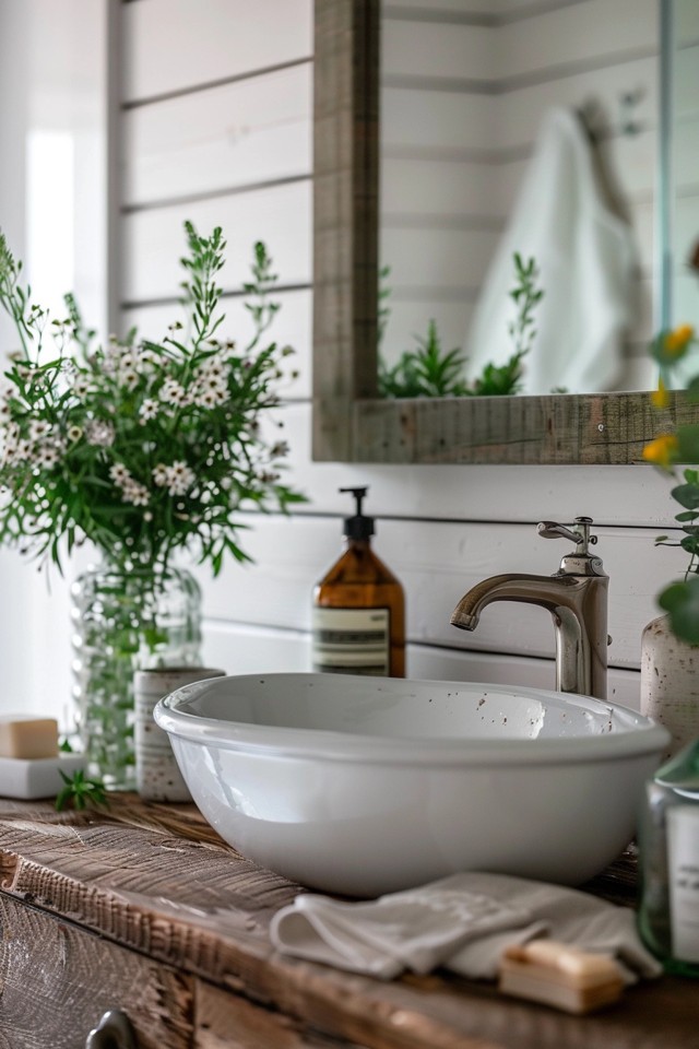 Farmhouse Bathroom Decor: Rustic and Elegant