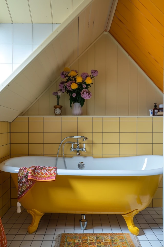 Stylish Attic Bathroom Ideas