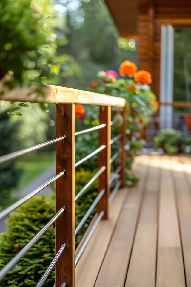 Modern Deck Railing Designs for a Stylish Outdoor Space