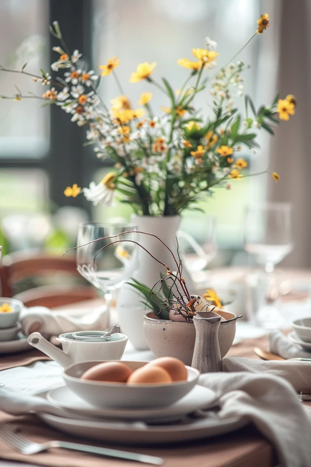 Dining in Style with Easter Theme Tableware