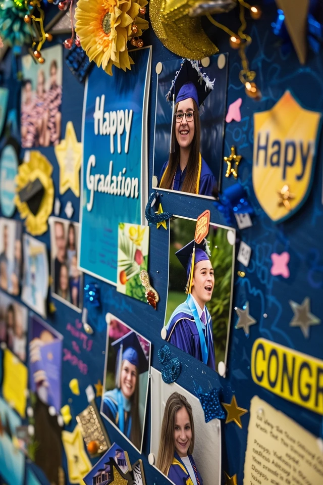 Personalized Graduation Picture Board Ideas