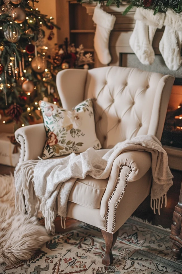 Elegant Chair Designs with a Christmas Theme