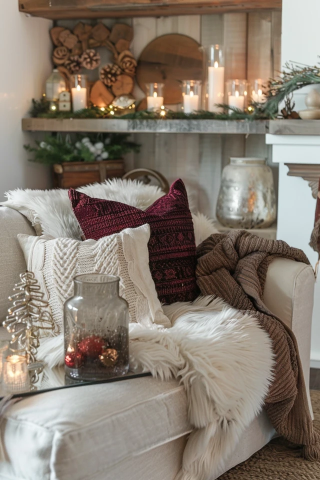Display Your Collections with Christmas Theme Shelving Units