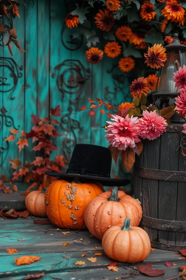 Halloween Decor for the Playroom and Kitchen