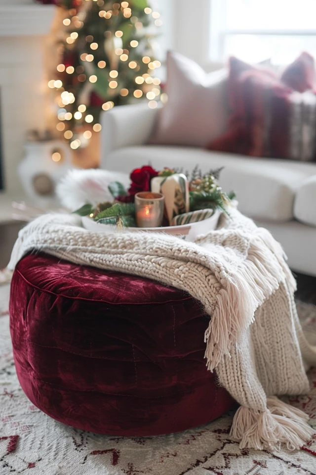 Enhance Your Living Room Aesthetic with Winter Ottomans