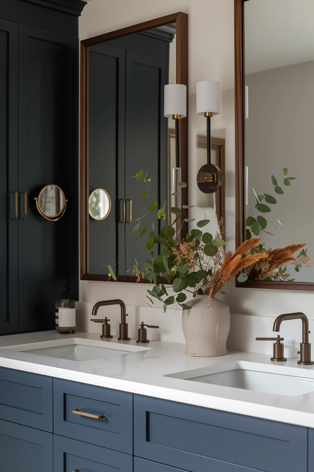 Vintage Pair Mirrors