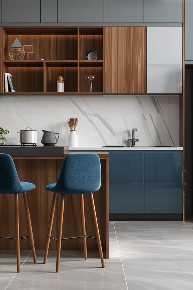 Half Wall Kitchen Ideas for Open Space Designs - photo 2