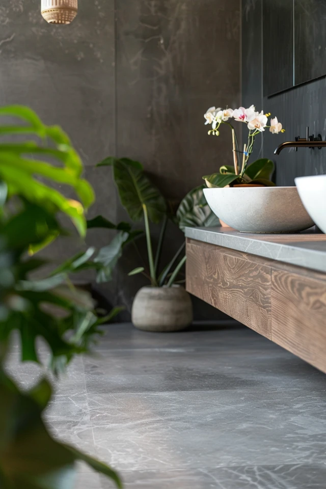 Creating a Moody Atmosphere with Dark Bathroom Decor