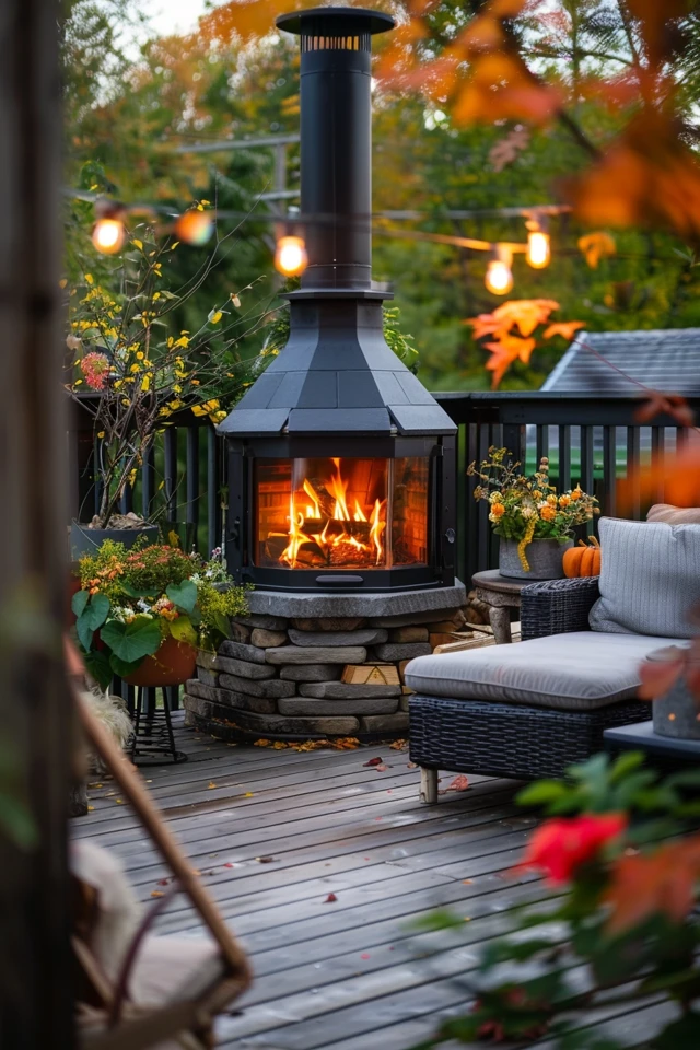 5 Tips for Deck Design with Outdoor Fireplace