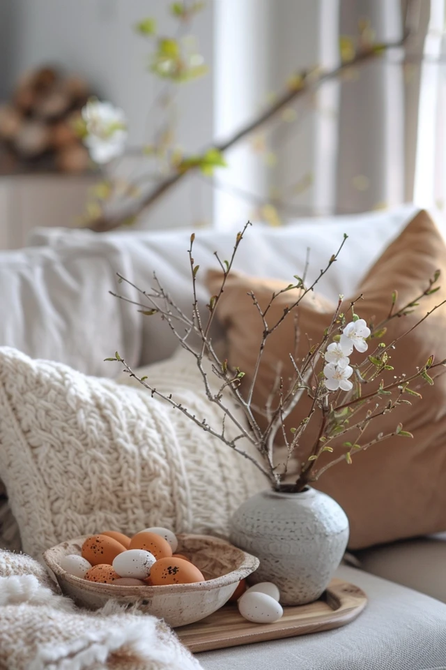 Tips for Creating a Rustic Easter Tablescape with Moss and Nests