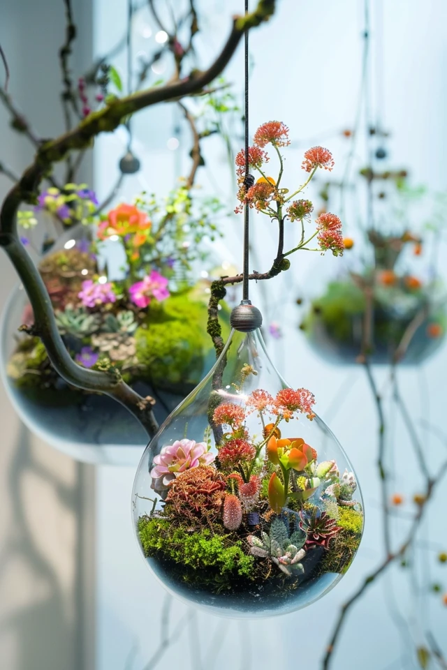 Tips for Maintaining Your Hanging Terrarium.