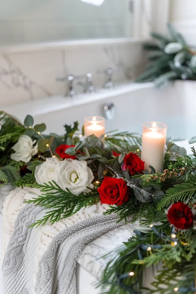 Simple and Easy Christmas Bathroom Decor Tips