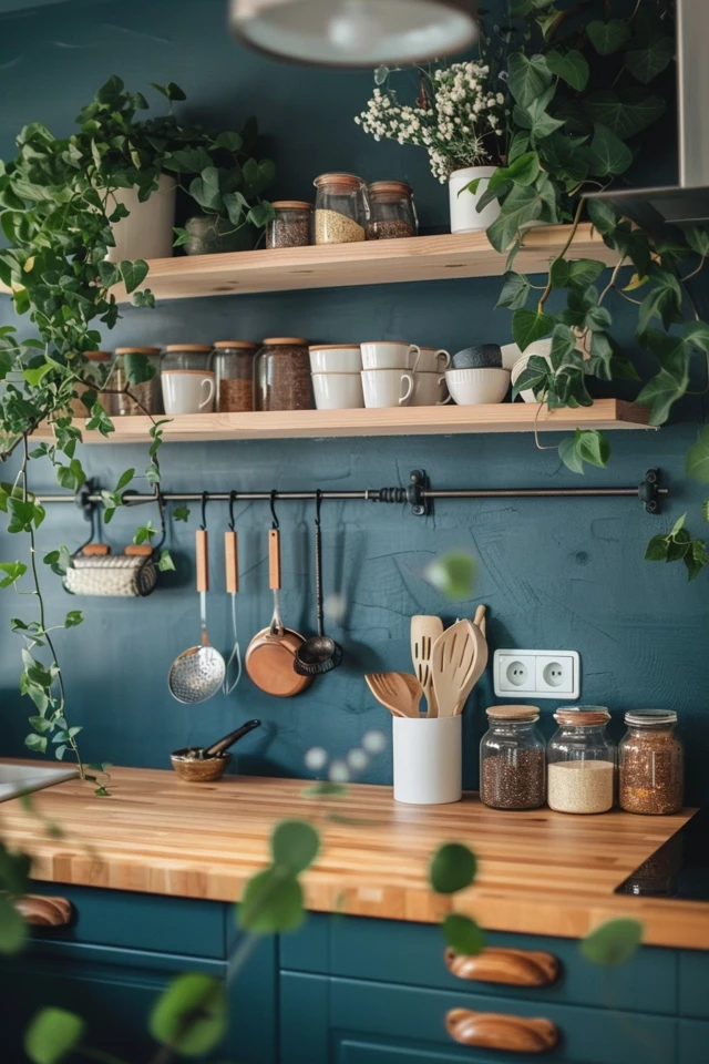 Modern Butcher Block Backsplash Ideas