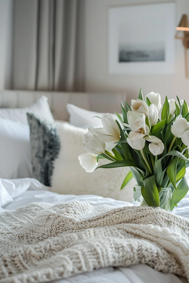 A Modern Silver Bedroom