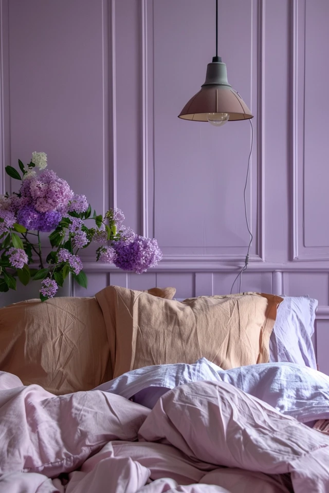 Romantic Lilac Bedroom