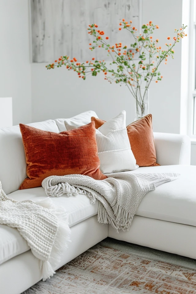 Small Living Room White Sectional Ideas: Space Optimization