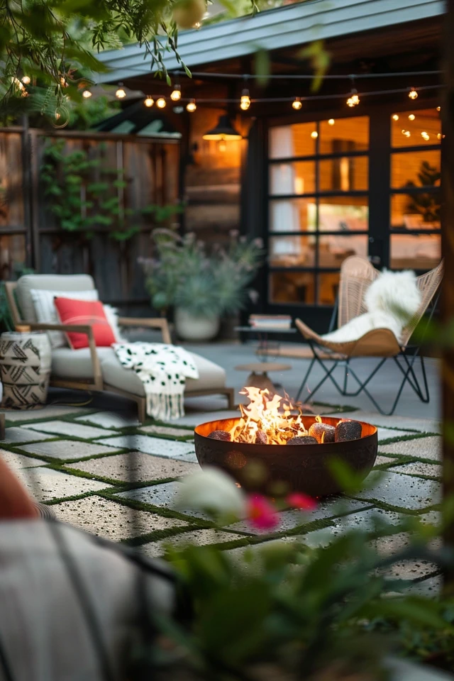 Creating a Cozy Fire Pit Lounge