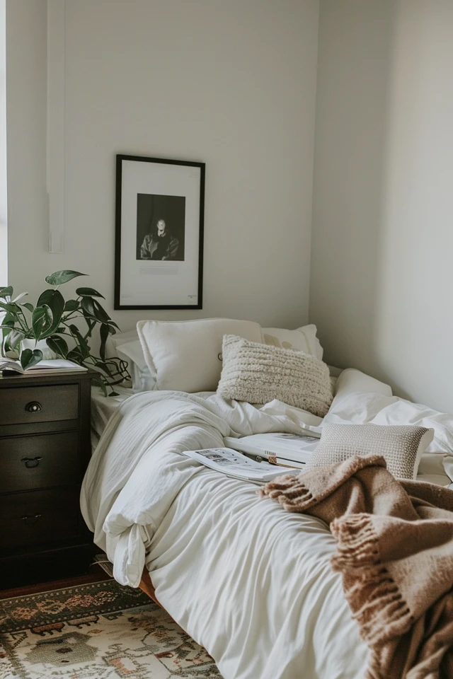 Tips for Styling Your Black and White Dorm Room