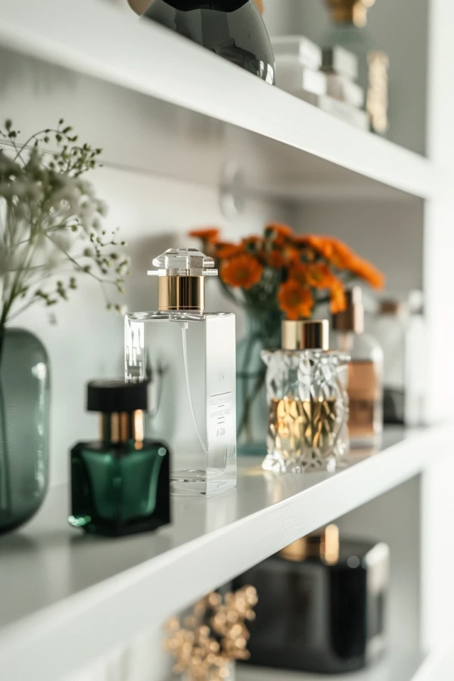 Elegant Perfume Shelf Ideas for Decorative Displays