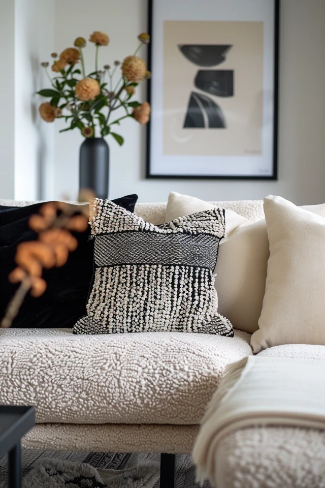 Black and Cream Living Room Ideas