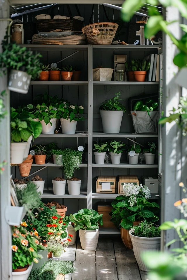 DIY Shed Shelving Ideas for Customized Storage