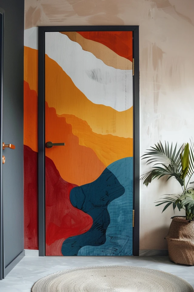 Whimsical Artistic Door Transformations for Innovative Entryway Decor