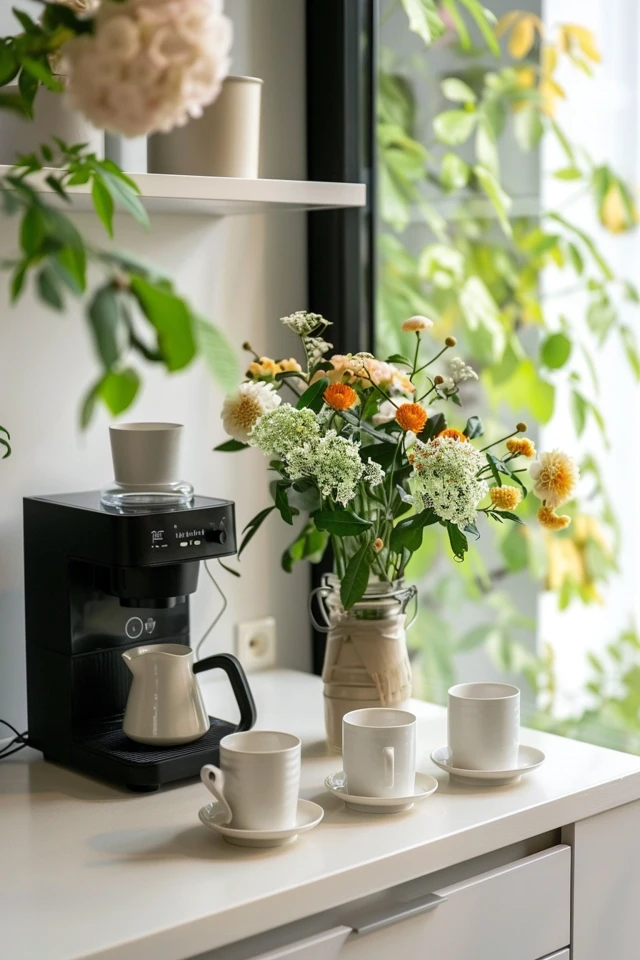 Small Space Coffee Station Ideas with Ikea