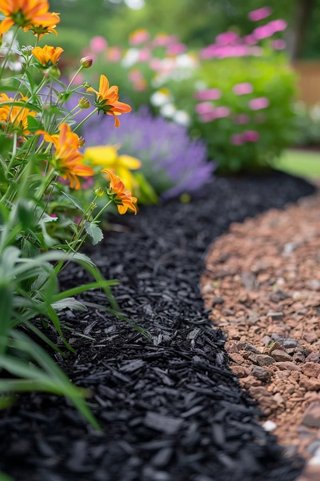 Maintaining Black Mulch
