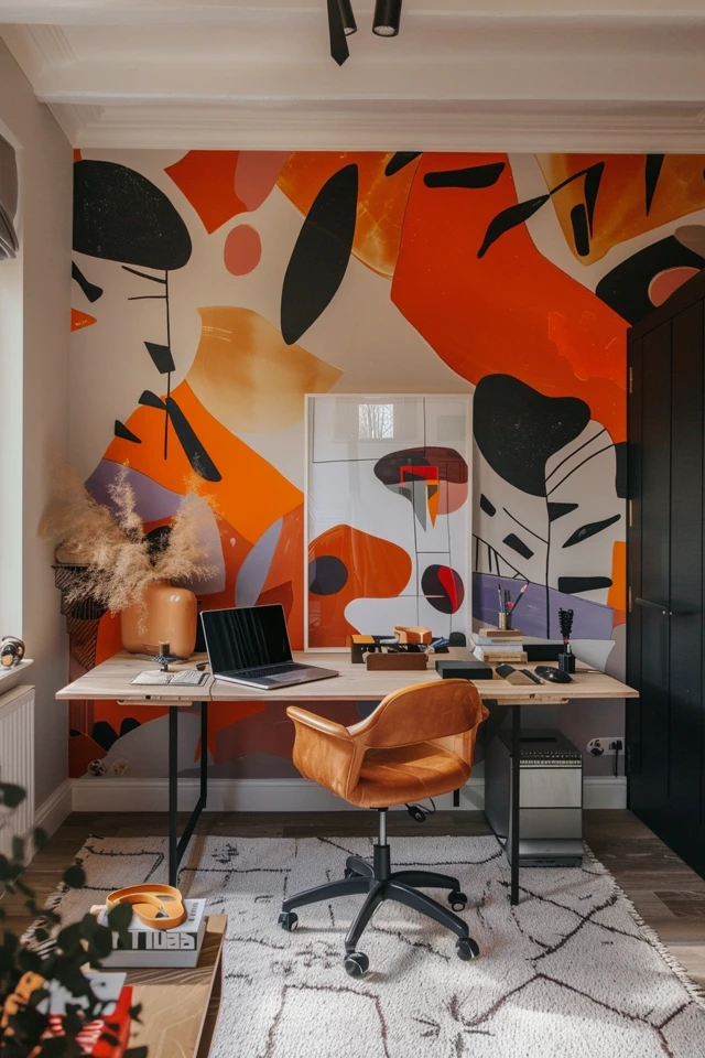 Creative Home Office Wallpaper Ideas To Inspire - photo 2
