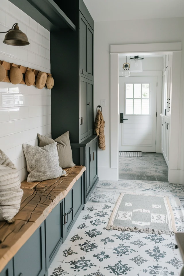 Farmhouse Mudroom Organization Tips