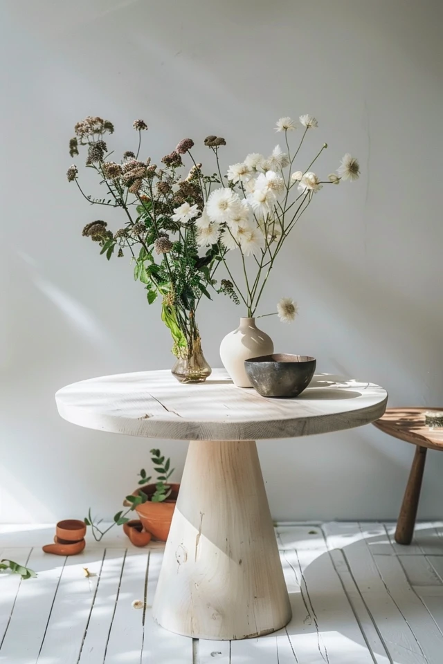 Building a Wood Pedestal Table Base with X Accents