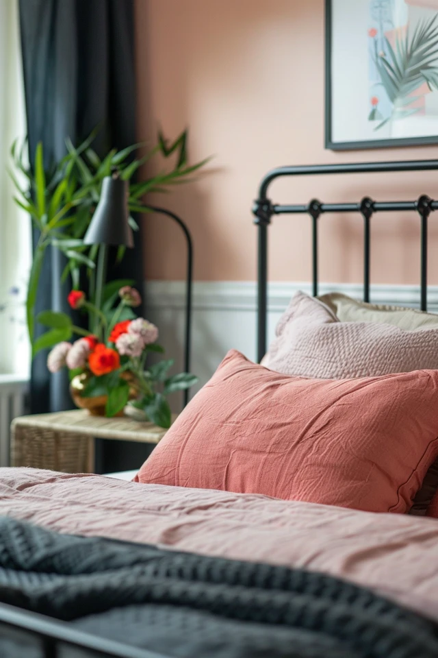 Styling Ideas for a Black Metal Bed Frame