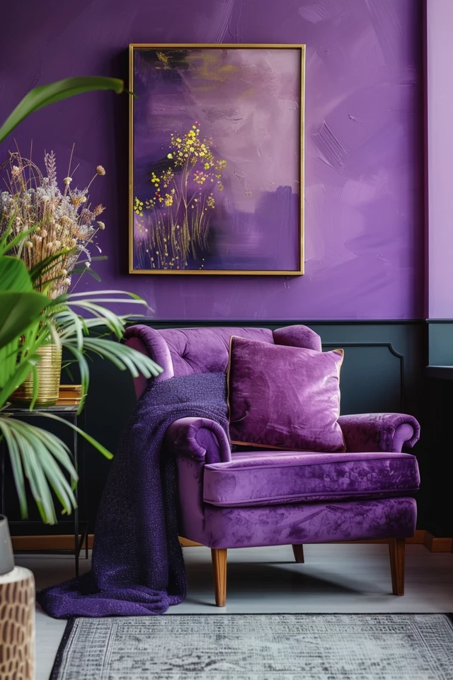 Unique Purple Painting Projects for Your Home