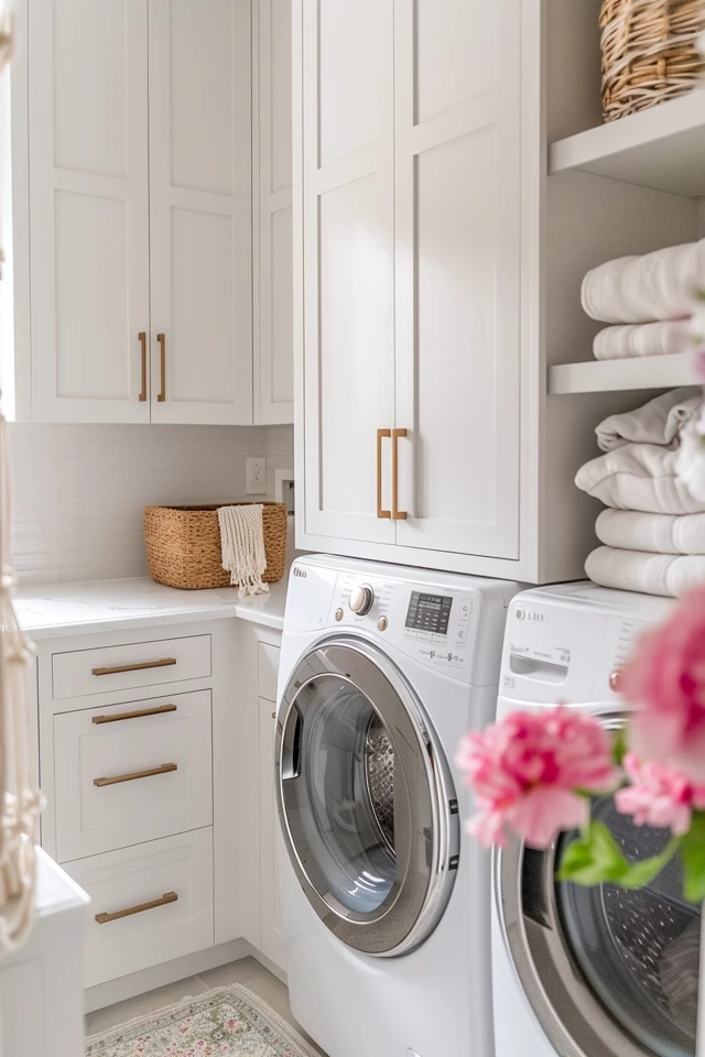 Create Functionality and Style in Your Laundry Room Pantry.