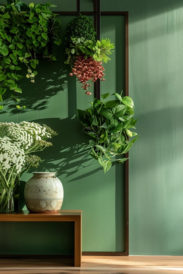 Refreshing Green Wall Decor Ideas for Your Home