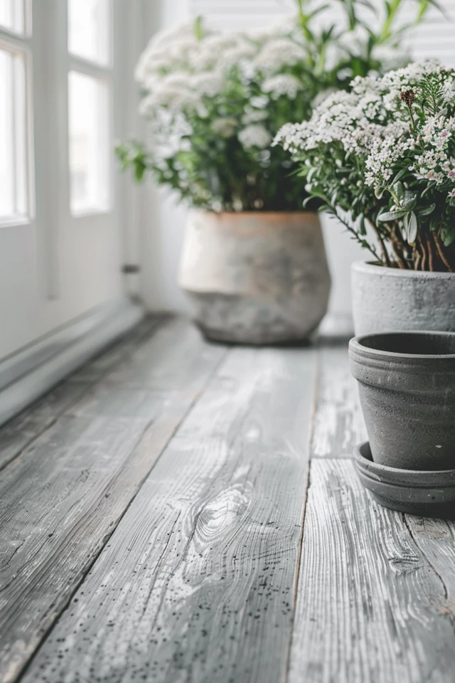 Tips for Decorating with Gray Wood Floors - photo 2
