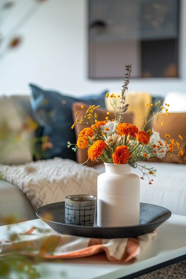 Cozy and Chic: Layered Textiles and Warm Lighting