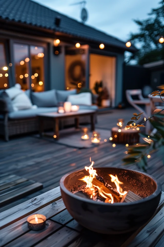 Warm Ambiance: Deck Fire Pit Ideas for Cozy Nights
