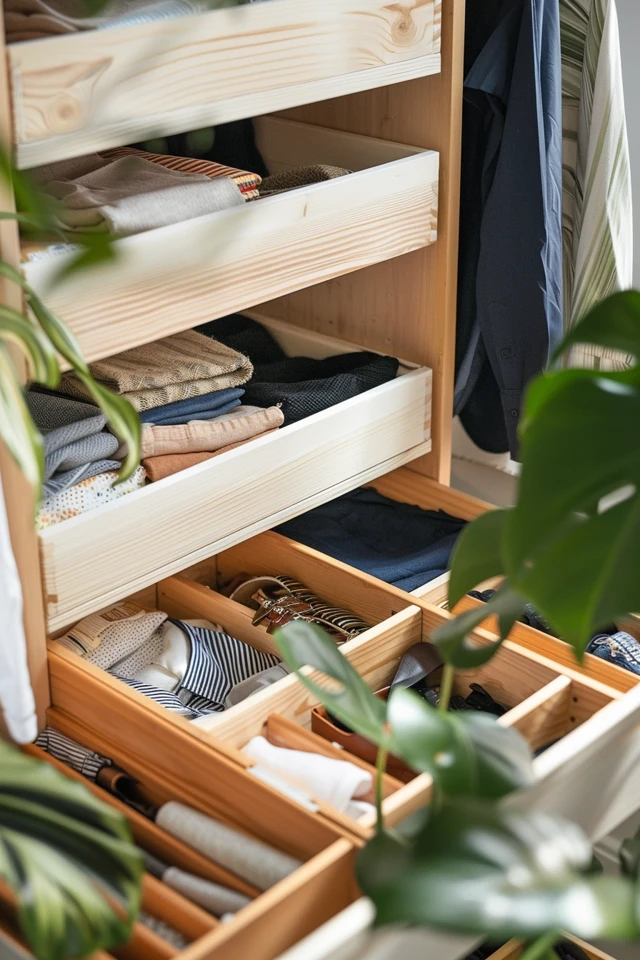 Designing Closets with Narrow and Deep Spaces