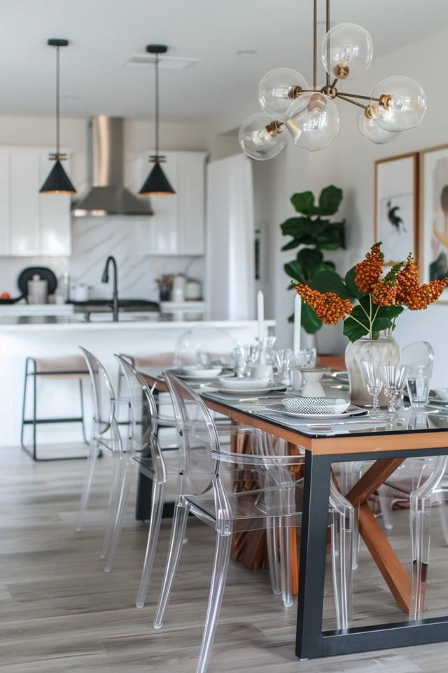 Contemporary Dining Room Trends: Incorporating Ghost Chairs