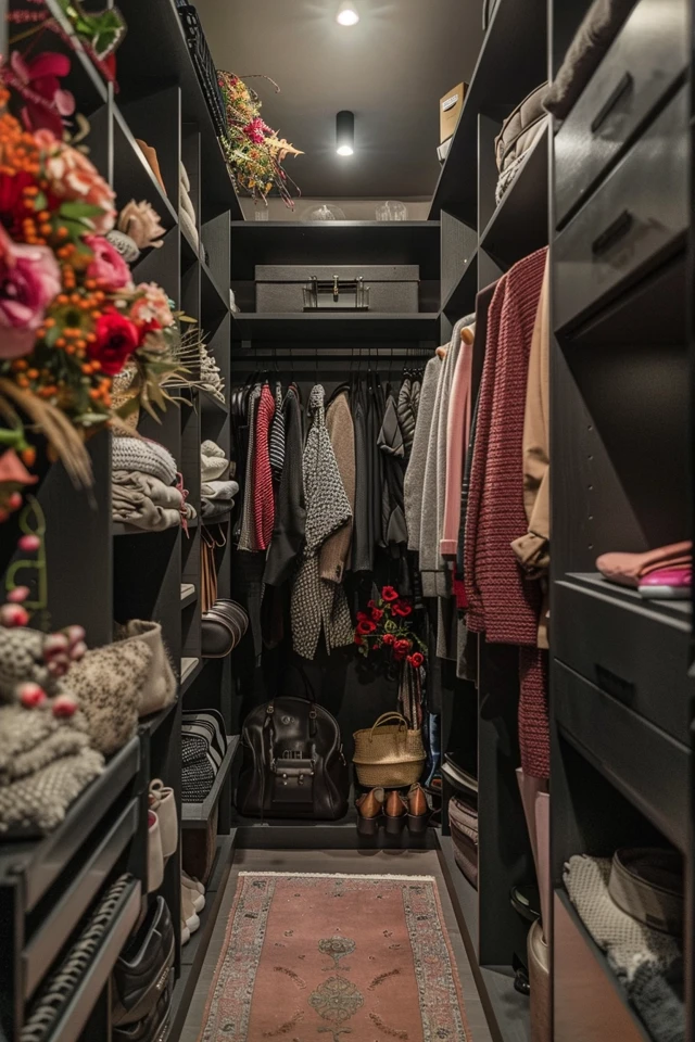 Organizing and Customizing a Small Walk-In Closet