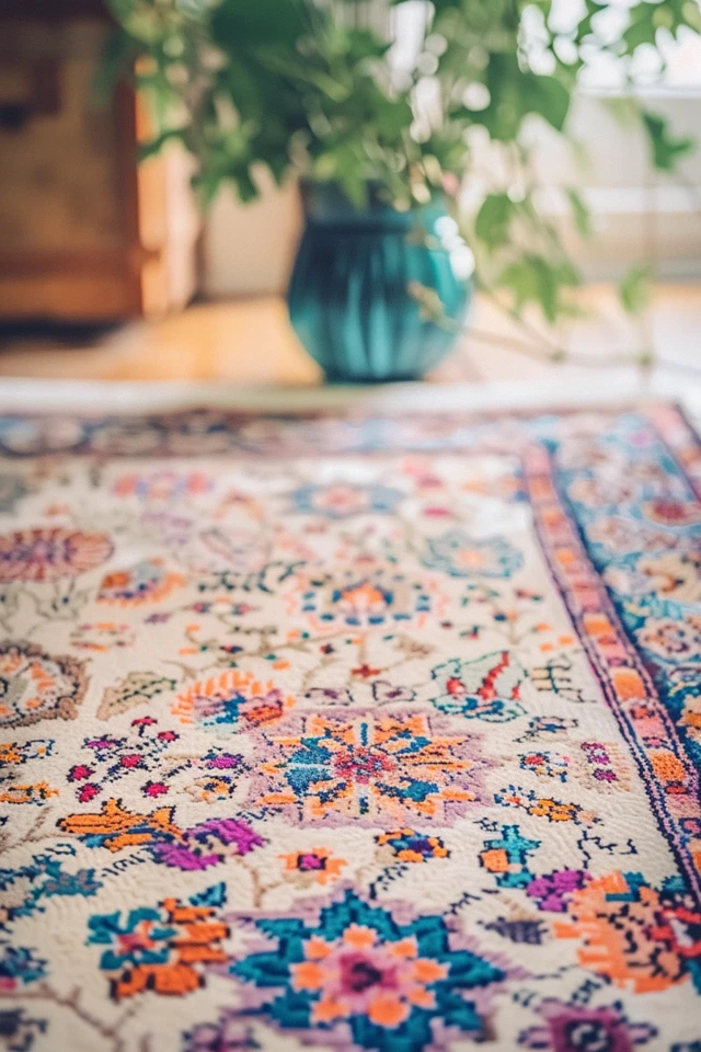 Warm Rug Colors and Natural color rugs