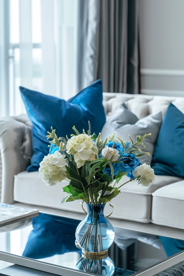 Using Blue and Gray in Living Room Decor – Tips from Experts