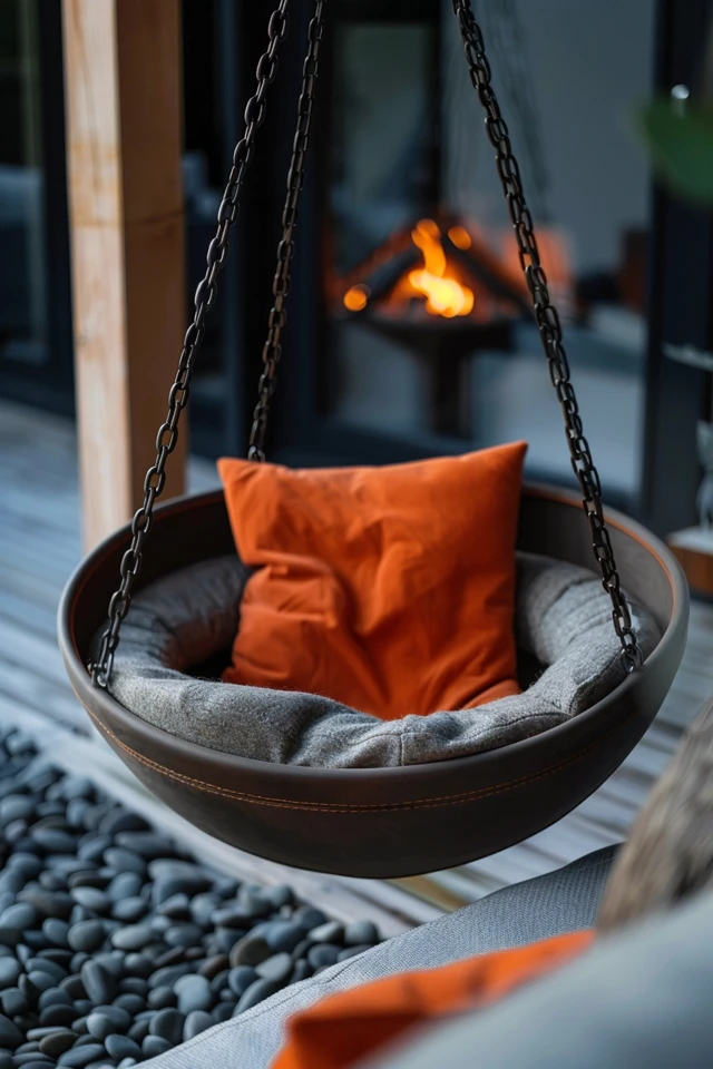 Cozy Up with Unique Fire Pit Swing Ideas - photo 2