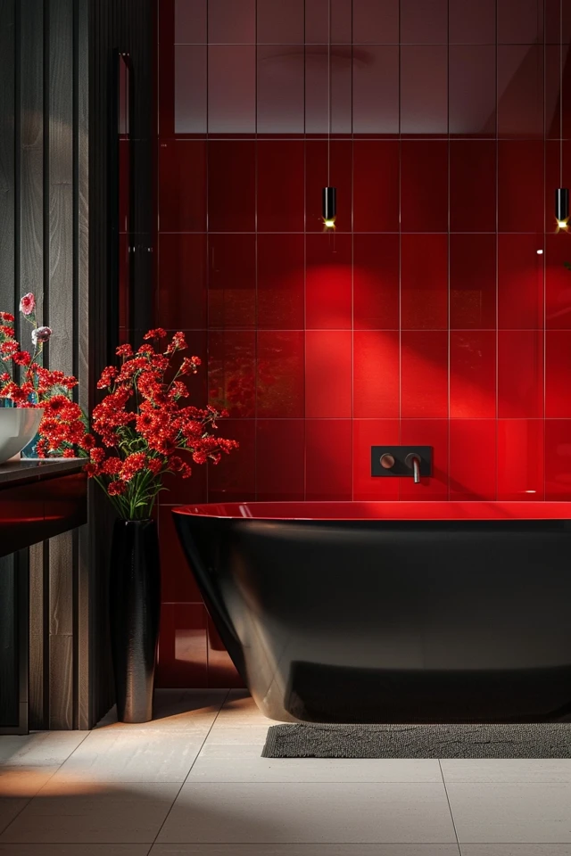 Luxurious Red Retreat